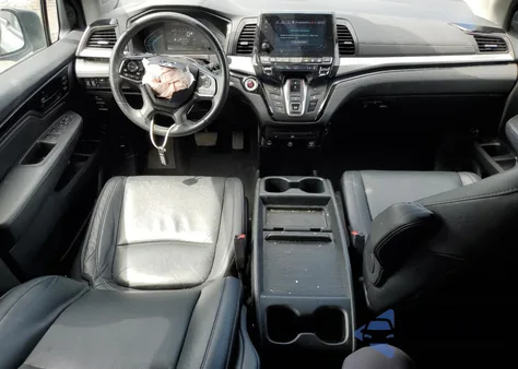 2021 Honda Odyssey Touring from USA, damaged, VIN 5FNRL6H85MB021963